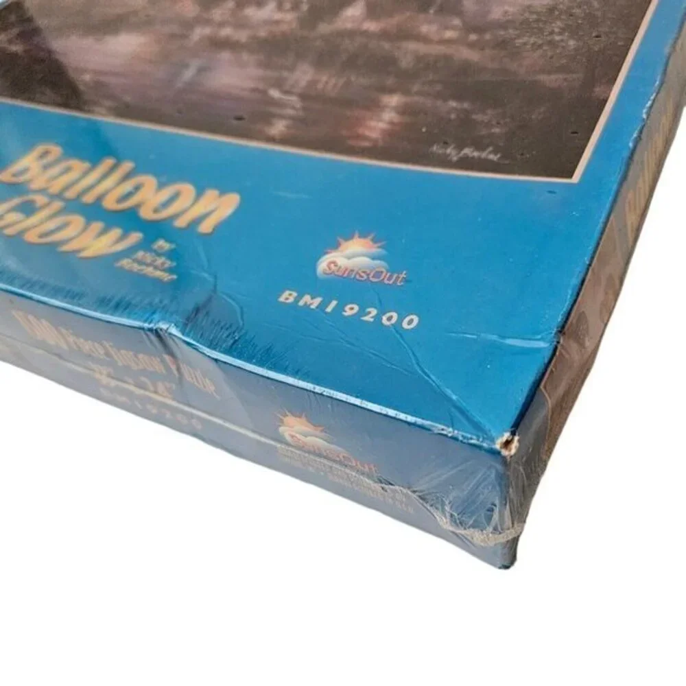 Hot Air Balloon Glow Jigsaw Puzzle 1500 Piece Art By Nicky Boehme New‎ PLS READ